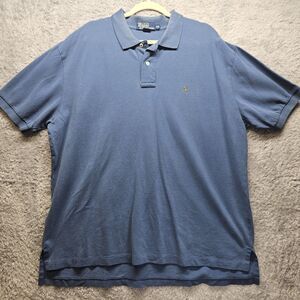 Polo Ralph Lauren Mens Blue Polo Shirt 2XL Preppy Classic
